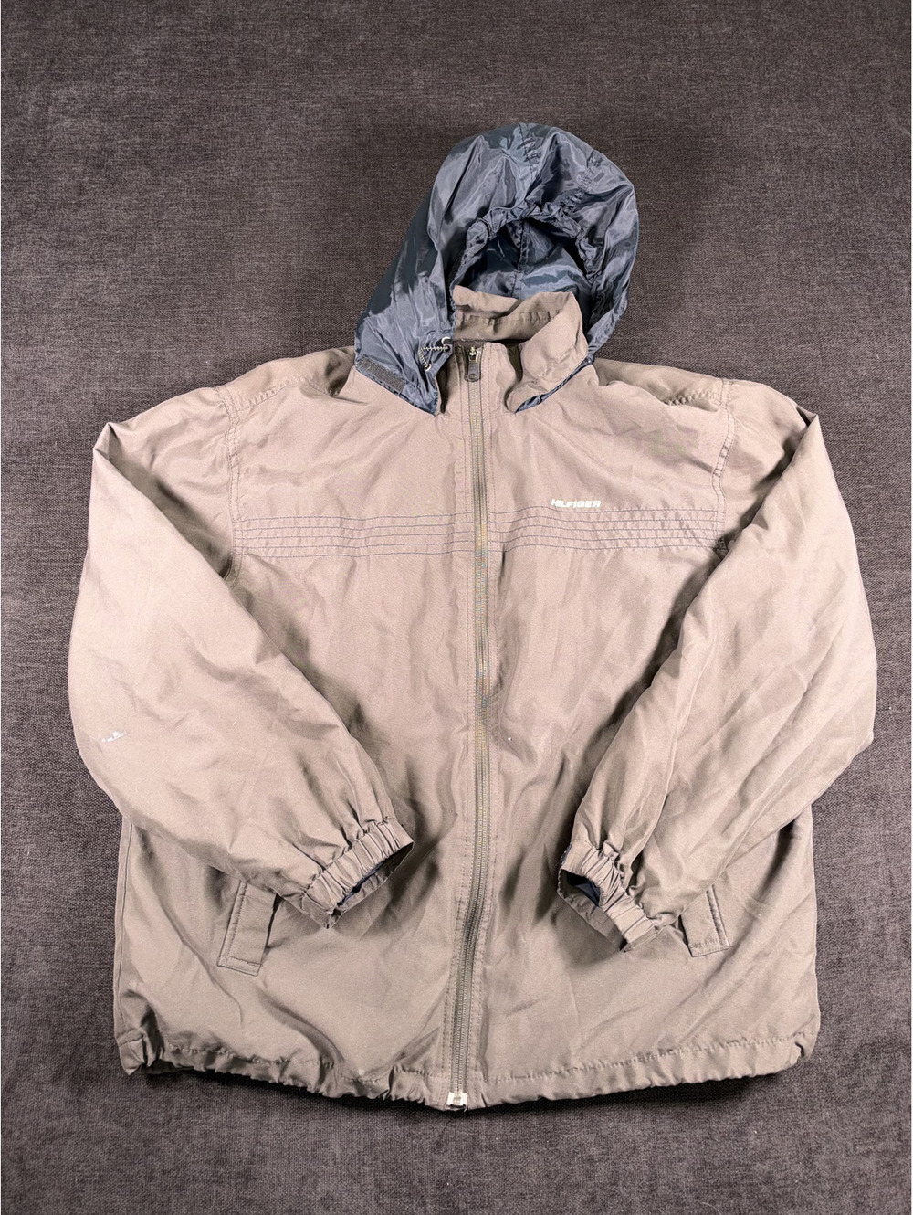Tommy Hilfiger Hooded Full-Zip Jacket, Large